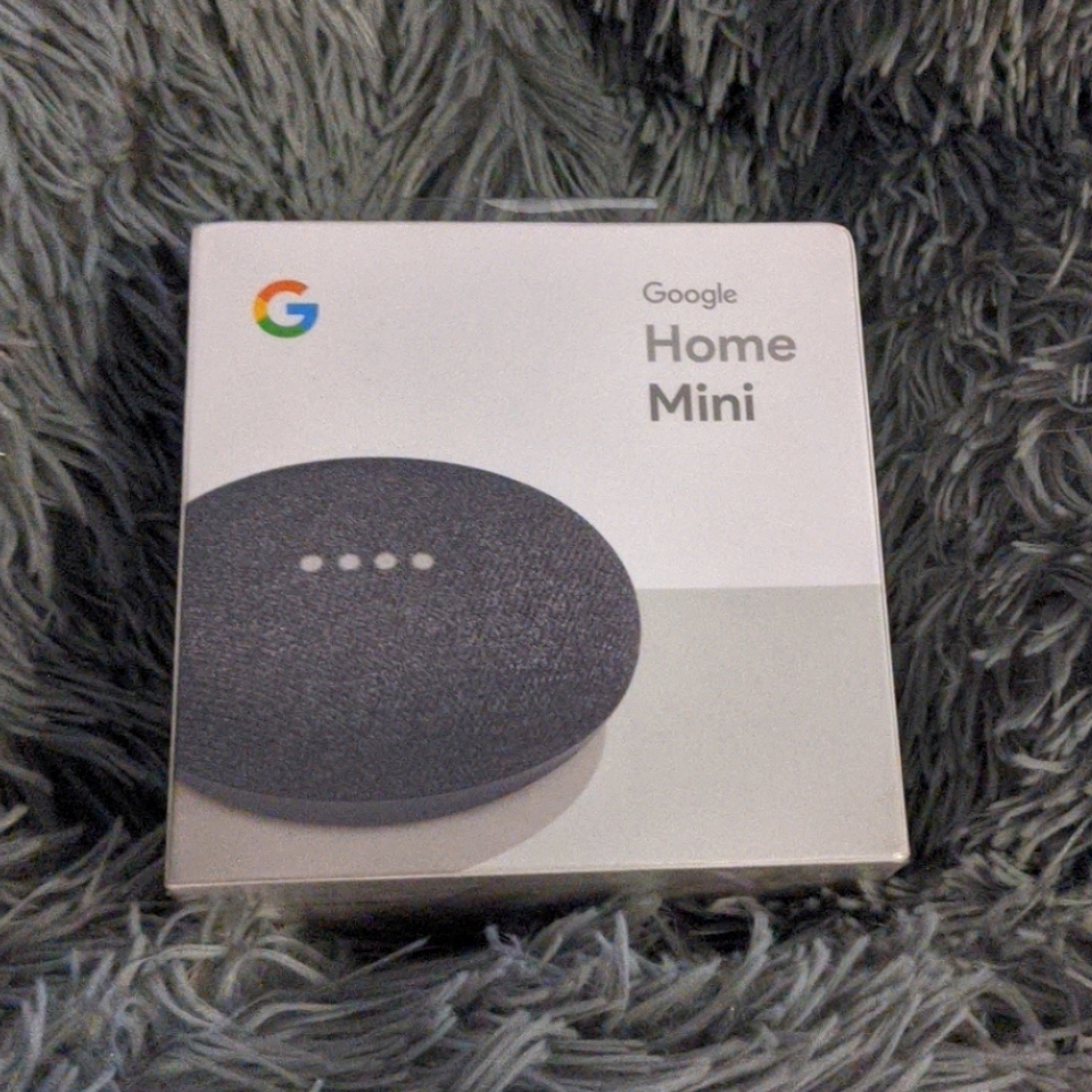 Google Home Mini Charcoal - Google Assistant